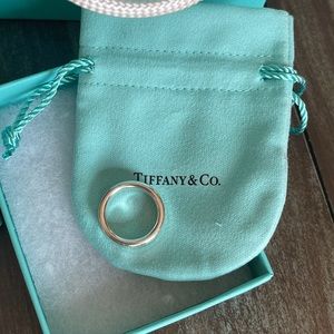 Tiffany & Co. 1837 Concave Band Silver Ring